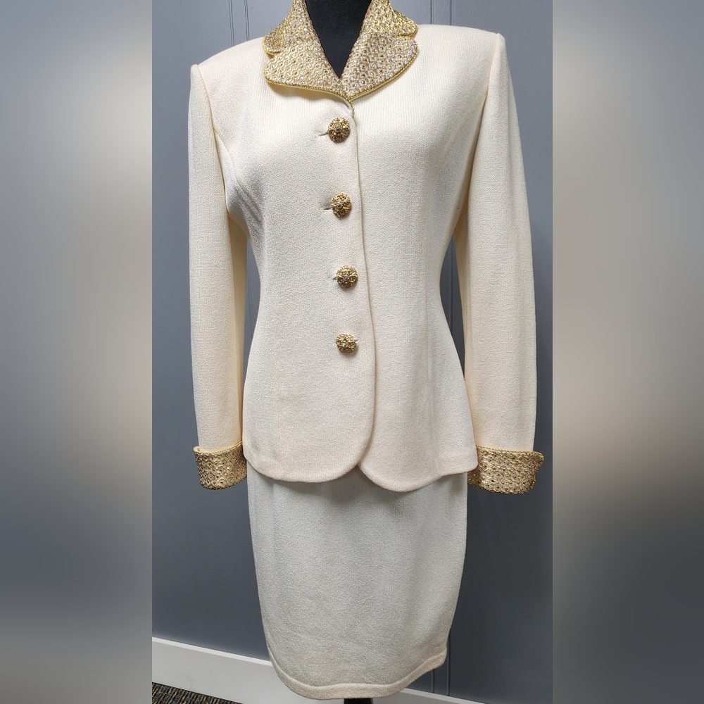 St. John Knit Suit/Skirt Set
